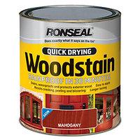 Ronseal Quick Drying Woodstain Satin Mahogany 750ml
