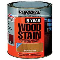Ronseal 5 Year Woodstain Natural Oak 750ml