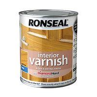 ronseal interior varnish satin light oak 750ml