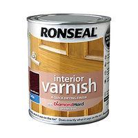 ronseal interior varnish satin dark mahogany 750ml