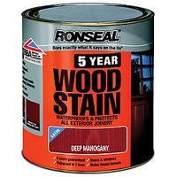 Ronseal 5 Year Woodstain Deep Mahogany 2.5L
