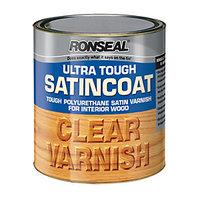 Ronseal Ultra Tough Interior Varnish Clear Satin 2.5L