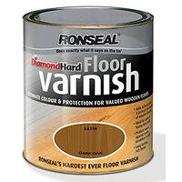 ronseal diamond hard floor varnish dark oak 25l