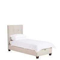 Rowan Single Ottoman Storage Bed, Oatmeal Fabric