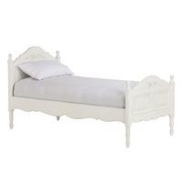 Romance Single Bed Frame, White