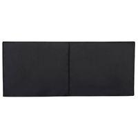 Roma Linoso Headboard King Black