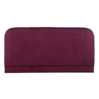 rome faux suede headboard super king brown