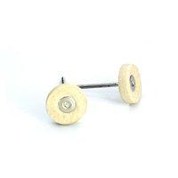 rotacraft solid felt wheel buffs pack of 2 silver