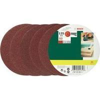 Router sandpaper Hook-and-loop-backed, punched Grit size 120 (Ø) 125 mm Bosch Promoline 2607019494 25 pc(s)