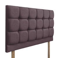 Roma Upholstered Headboard - Kingsize - Amethyst