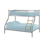 roma triple sleeper metal bunk bed