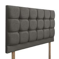 roma upholstered headboard small double slate