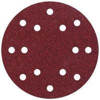 Router sandpaper Hook-and-loop-backed, punched Grit size 40 (Ø) 150 mm Wolfcraft 1840000 5 pc(s)