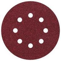 Router sandpaper Hook-and-loop-backed, punched Grit size 40 (Ø) 125 mm Wolfcraft 2069000 5 pc(s)