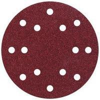 Router sandpaper set Hook-and-loop-backed, punched Grit size 40, 80, 120, 240 (Ø) 150 mm Wolfcraft 1840100 12 pc(s)