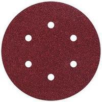Router sandpaper set Hook-and-loop-backed, punched Grit size 60, 120, 240 (Ø) 150 mm Wolfcraft 1838000 12 pc(s)