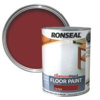 Ronseal Diamond Tile Red Satin Floor Paint 5L