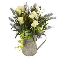 Roses & Lavender Artificial Floral Arrangement