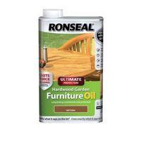 Ronseal Ultimate Natural Hardwood Garden Furniture Oil 500ml