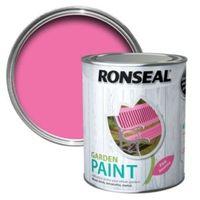 ronseal garden pink jasmine matt garden paint 750ml