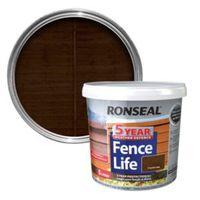 ronseal country oak matt shed fence stain 5l