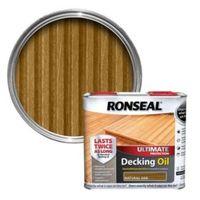 Ronseal Ultimate Natural Oak Decking Oil 2.5L