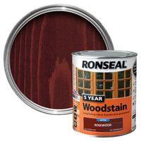Ronseal Rosewood High Satin Sheen Wood Stain 750ml