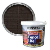 ronseal dark oak matt shed fence stain 5l