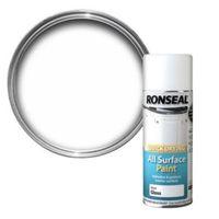 Ronseal White Gloss Spray Paint 400 ml