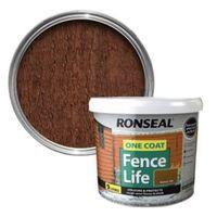 Ronseal Medium Oak Matt Shed & Fence Stain 9L