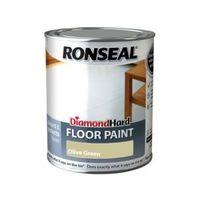 Ronseal Diamond Olive Green Satin Floor Paint 750ml