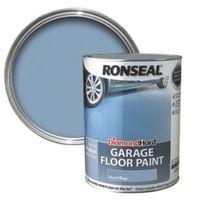 ronseal diamond steel blue satin garage floor paint 5l