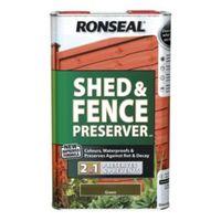 Ronseal Green Shed & Fence Preserver 5L