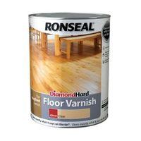 Ronseal Diamond Clear Gloss Floor Varnish 5L