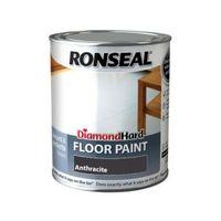 ronseal diamond anthracite satin floor paint 750ml