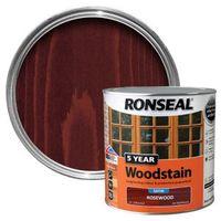 Ronseal Rosewood High Satin Sheen Wood Stain 2.5L