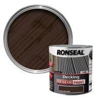 ronseal english oak matt decking rescue paint 25l