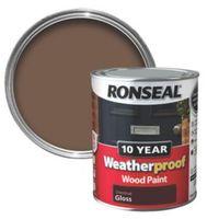 Ronseal Chestnut Gloss Wood Paint 750ml