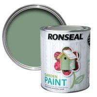 ronseal garden sapling green matt garden paint 750ml