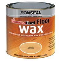 ronseal diamond natural satin floor wax 25l