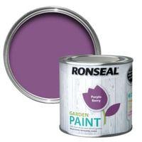 Ronseal Garden Purple Berry Matt Garden Paint 250ml