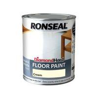 Ronseal Diamond Cream Satin Floor Paint 750ml