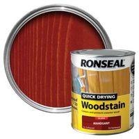 ronseal mahogany gloss wood stain 750ml