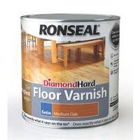 ronseal diamond medium oak satin floor varnish 25l