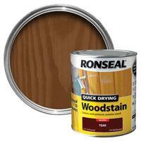 ronseal teak gloss wood stain 750ml