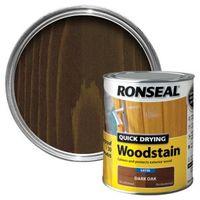 Ronseal Dark Oak Satin Wood Stain 750ml