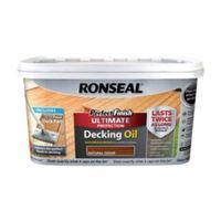 ronseal perfect finish natural cedar decking oil 25l