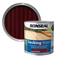 Ronseal Rich Mahogany Matt Decking Stain 2.5L