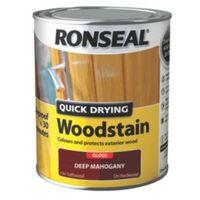 Ronseal Deep Mahogany Gloss Wood Stain 750ml
