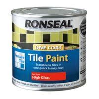 Ronseal Tile Paints Rose High Gloss Tile Paint 250ml